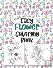 Easy Flower Coloring Book