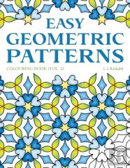 Easy Geometric Patterns Colouring Book (Volume 2)