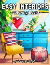 Easy Interiors Coloring Book