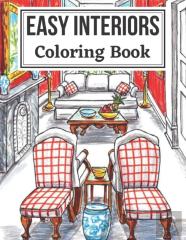 Easy Interiors Coloring Book