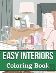 Easy Interiors Coloring Book