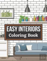 Easy Interiors Coloring Book