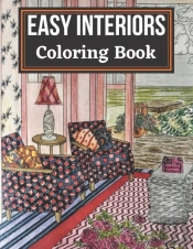Easy Interiors Coloring Book