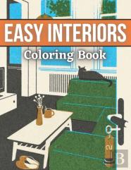 Easy Interiors Coloring Book