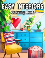 Easy Interiors Coloring Book