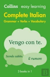 Easy Learning Italian Complete Grammar, Verbs And Vocabulary (3 Books In 1)