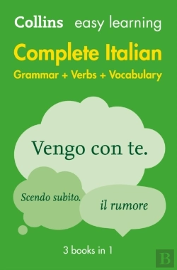 Bertrand.pt - Easy Learning Italian Complete Grammar, Verbs And Vocabulary (3 Books In 1)
