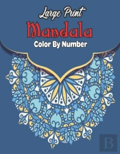 Easy Mandala Color By Number Book With Senior