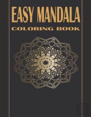 Easy Mandala Coloring Book