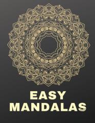Easy Mandalas Coloring Book