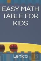 Easy Math Table For Kids
