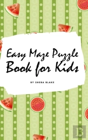 Easy Maze Puzzle Book For Kids - Volume 2 (Small Hardcover Puzzle Book For Children)