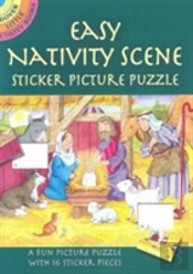 Easy Nativity Scene Sticker Picture Puzzle