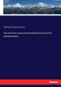 Easy Rules For The Measurement Of Earthworks By Means Of The Prismoidal Formula