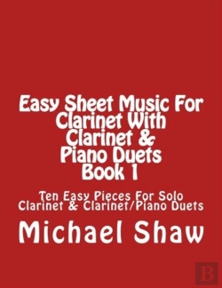 Bertrand.pt - Easy Sheet Music For Clarinet With Clarinet & Piano Duets Book 1