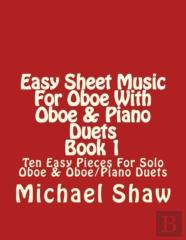 Easy Sheet Music For Oboe With Oboe & Piano Duets Book 1