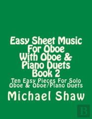 Easy Sheet Music For Oboe With Oboe & Piano Duets Book 2