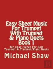 Easy Sheet Music For Trumpet With Trumpet & Piano Duets Book 1