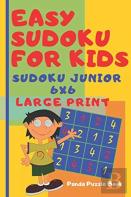 Easy Sudoku For Kids - Sudoku Junior 6x6 - Large Print