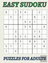 Easy Sudoku Puzzles For Adults
