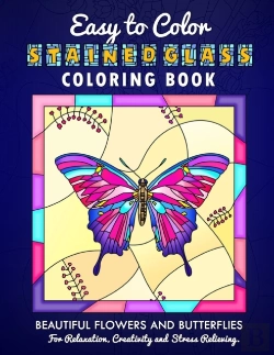 Bertrand.pt - Easy To Color Stained Glass Coloring Book