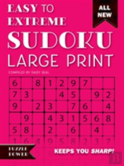 Bertrand.pt - Easy To Extreme Sudoku Large Print (Pink)