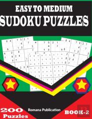 Easy To Medium Sudoku Puzzles Book-2