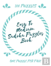 Easy To Medium Sudoku Puzzles Book