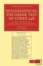 Ecclesiasticus: The Greek Text Of Codex 248