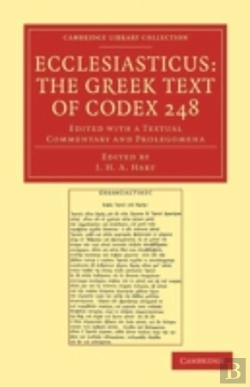 Bertrand.pt - Ecclesiasticus: The Greek Text Of Codex 248