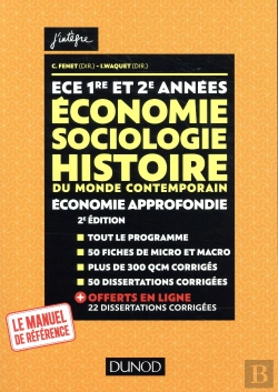Bertrand.pt - Ece 1 Et 2 - Economie, Sociologie, Histoire Du Monde Contemporain. Economie Approfondie - Tout-En-Un