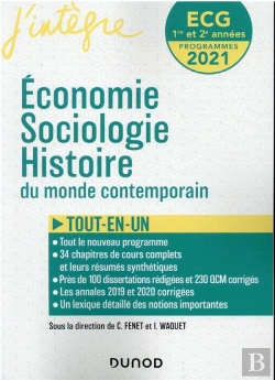 Bertrand.pt - Ecg 1 Et 2 ; Économie, Sociologie, Histoire Du Monde Contemporain (Édition 2021/2022)