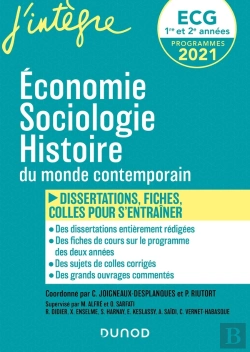 Bertrand.pt - Ecg 1 Et 2 : Économie, Sociologie, Histoire Du Monde Contemporain En Fiches Et Dissertations