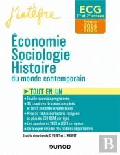 Ecg 1 Et Ecg 2 -  Economie, Sociologie, Histoire Du Monde Contemporain 2024-2025 : Tout-En-Un