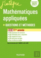 Ecg 1 ; Mathématiques Appliquées ; Questions Et Méthodes