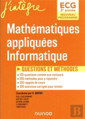 Ecg 2 : Mathématiques Appliquées ; Questions Et Méthodes