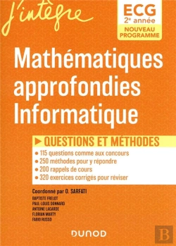 Bertrand.pt - Ecg 2 : Mathématiques Approfondies, Informatique ; Questions Et Méthodes