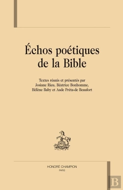 Bertrand.pt - Échos Poétiques De La Bible