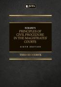 Eckard'S Principles Of Civil Procedure In The Magistrates' Courts