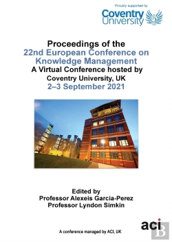Bertrand.pt - Eckm 2021- Proceedings Of The 22nd European Conference On Knowledge Management