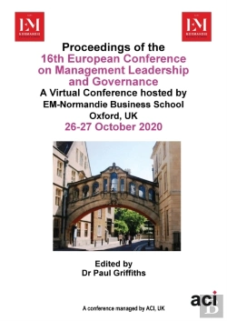 Bertrand.pt - Ecmlg 2020- Proceedings Of The 16th European Conference On Management Leadership And Governance