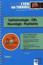 Ecn En Tiroirs Ophtalmologi  Orl Neurologie Psychiatrie