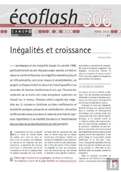 Bertrand.pt - Ecoflash, N 306  Mars 2016 Inegalites Et Croissance