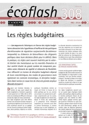 Ecoflash N 308  Mai 2016 Les Regles Budgetaires