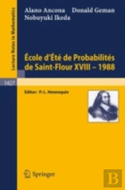 Ecole D'Ete De Probabilites De Saint-Flo