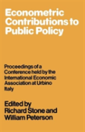 Econometric Contributions To Public Policy