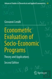 Econometric Evaluation Of Socio-Economic Programs
