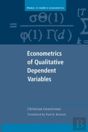 Econometrics Of Qualitative Dependent Variables