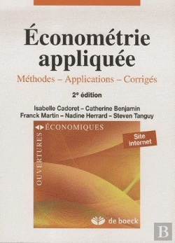 Bertrand.pt - Économétrie Appliquée ; Méthodes, Applications, Corrigés