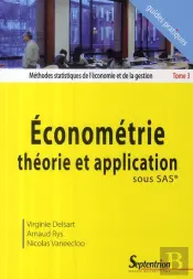 Économétrie, Théorie Et Application